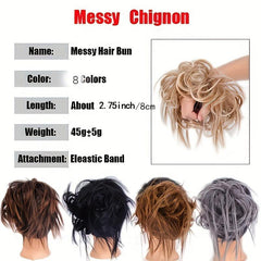 16cm Synthetic Messy Hair Bun Chignon Hair Extension for Women