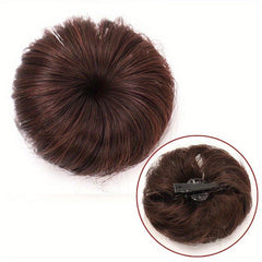 2 Small Donut Hair Buns Updo Chignon Clip In Hair Extensions For Daily Use