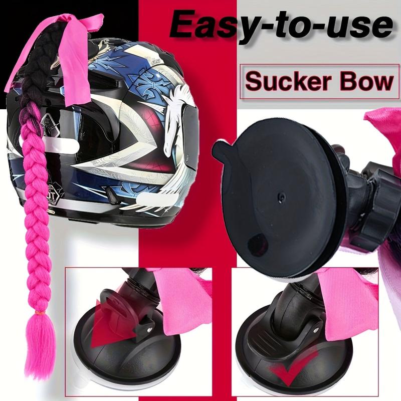 Ombre Long Box Braid Hair Extensions with Bowknot Ponytail