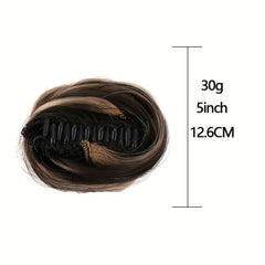 Fluffy Donut Hair Bun Clip In Updo Hairpieces for Women