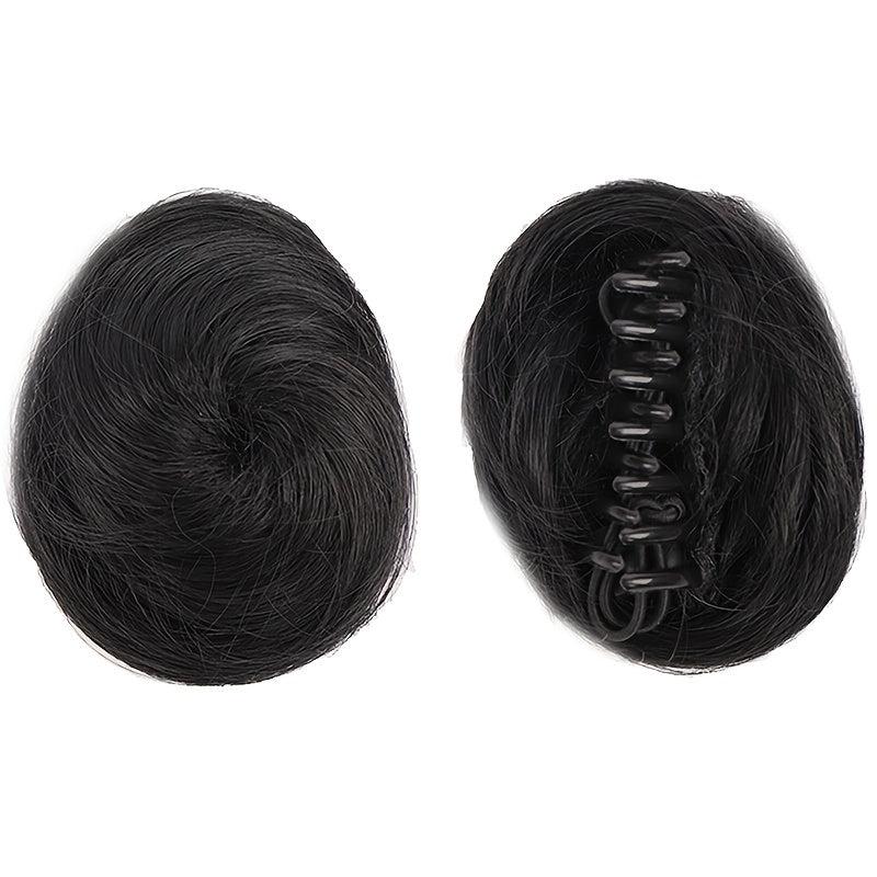 Fluffy Donut Hair Bun Clip In Updo Hairpieces for Women