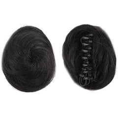 Fluffy Donut Hair Bun Clip In Updo Hairpieces for Women