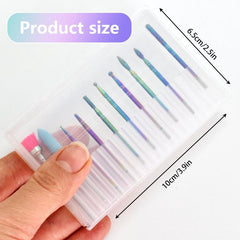 10Pcs Tungsten Carbide Ceramic Sanding Head Set for Nails Manicure Pedicure