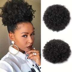 Kinky Drawstring Ponytail Extension Afro Puff