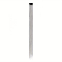 Colorful Straight Hair Extensions Clip In for Halloween Party Cosplay
