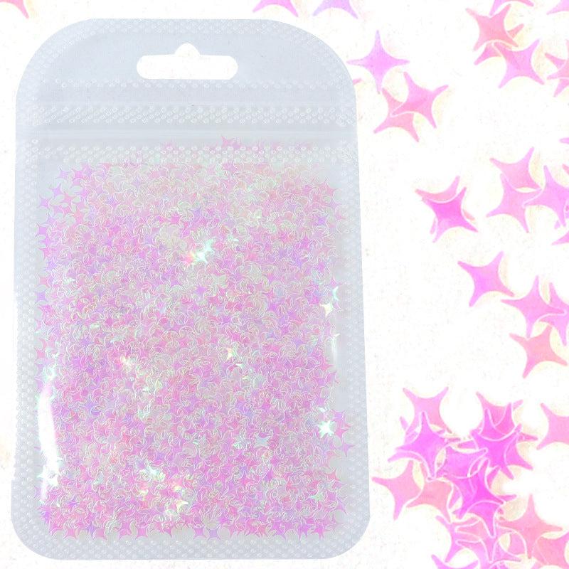 Y2K Star Nail Sequins Holographic Glitter Flakes Nail Art Accessories