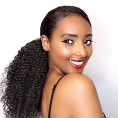 Afro Kinky Curly Ponytail Extension Drawstring Ponytail Extension For Women