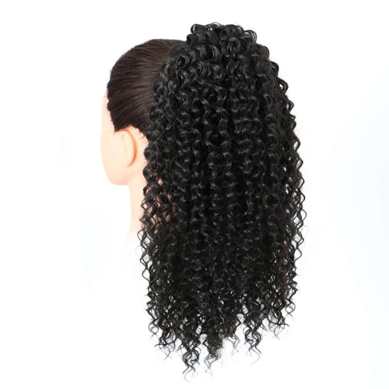 Afro Kinky Curly Ponytail Extension Drawstring Ponytail Extension For Women