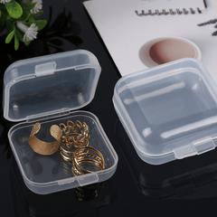 10 Clear Plastic Mini Boxes for Jewelry Earplugs Pills and More