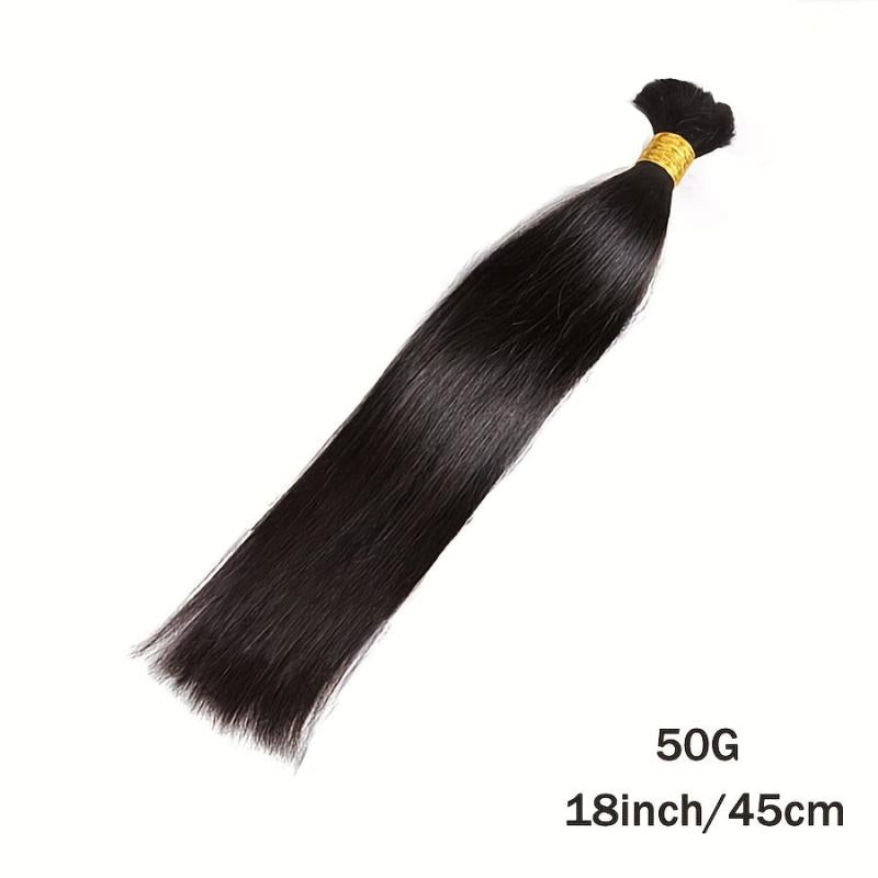 Double Drawn Straight 613 Blonde Brown 1B Braiding Hair Bulk 14-24 Inch
