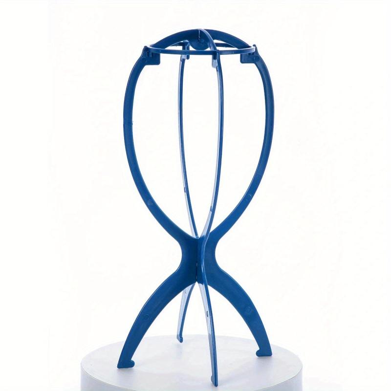 Portable Folding Wig Stand for Display and Storage