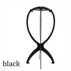 Portable Folding Wig Stand for Display and Storage