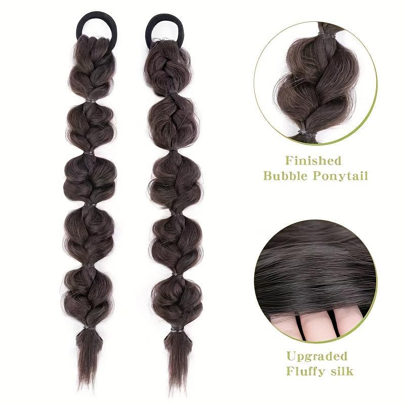 Synthetic Lantern Braiding Ponytail Hair Extensions