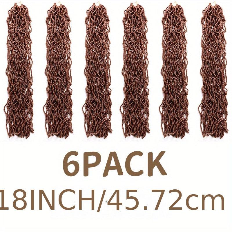 6pack 45 Dreadlocks Crochet Hair For African Women With Dreadlocks Braids