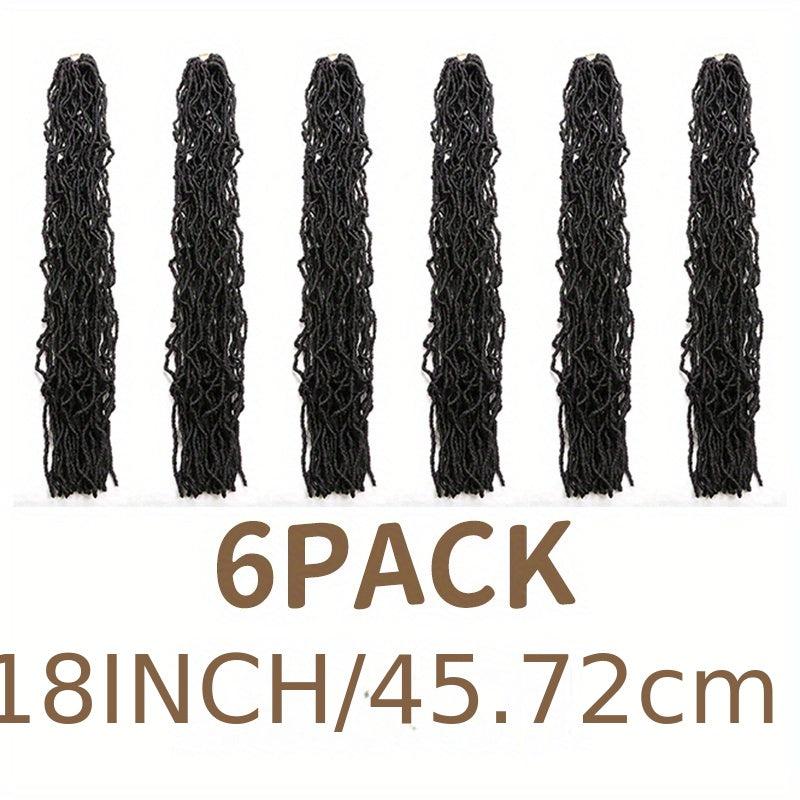 6pack 45 Dreadlocks Crochet Hair For African Women With Dreadlocks Braids