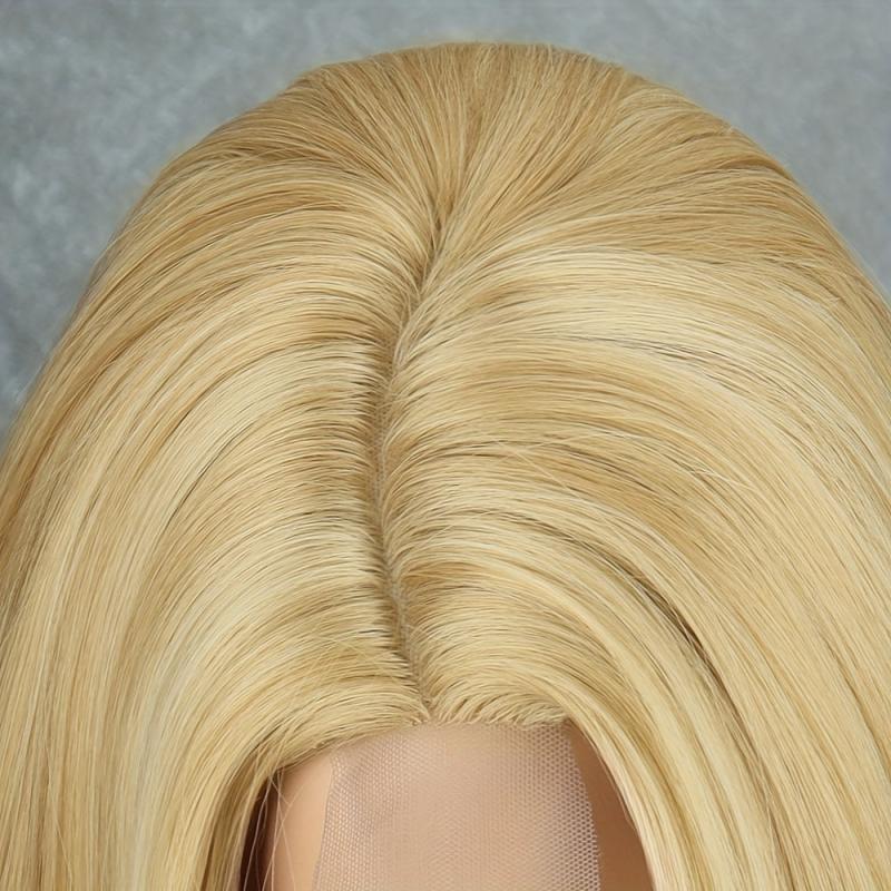 Short Bob Wig 4x1 Lace Wig 25 4 Cm Synthetic Straight Hair Replacement