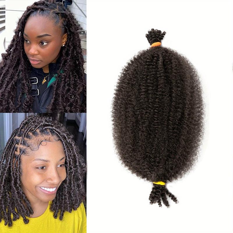 30 48 cm Stretchy Afro Bundles Pre Puffed Hair Extensions