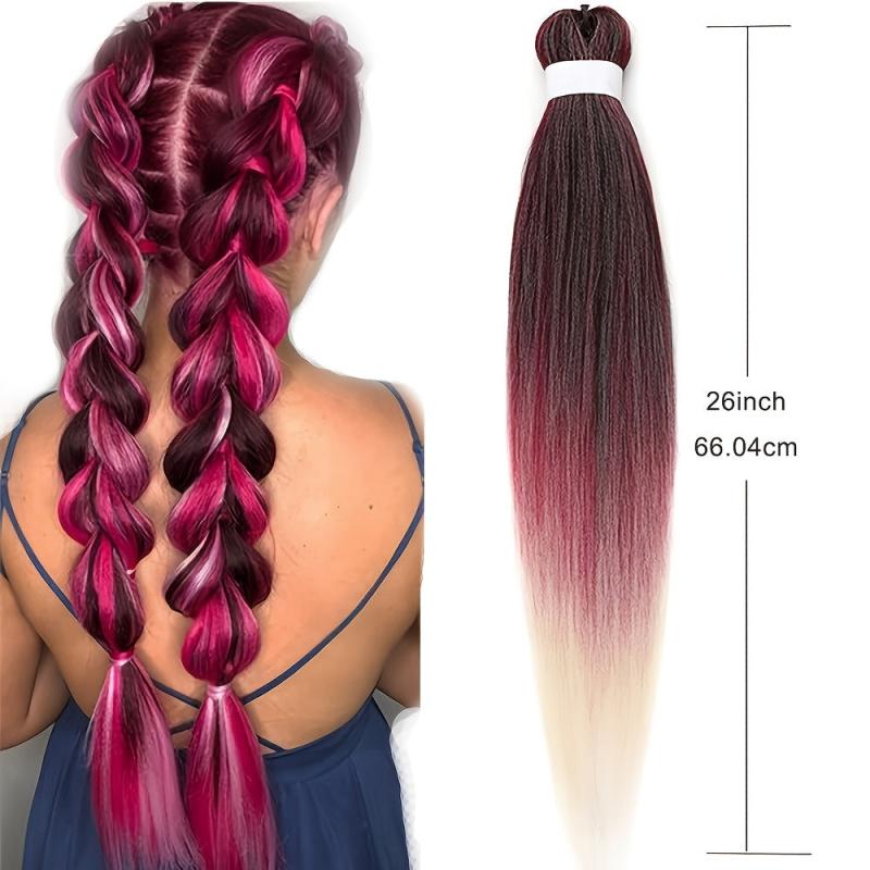 Ombre Pre Stretched Braiding Hair Ponytail
