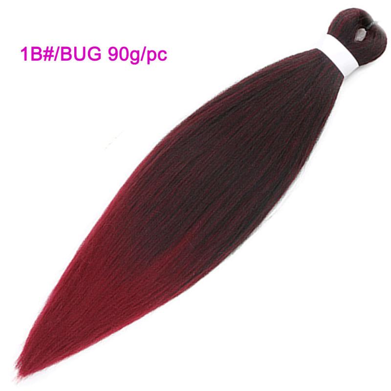 Ombre Pre Stretched Braiding Hair Ponytail