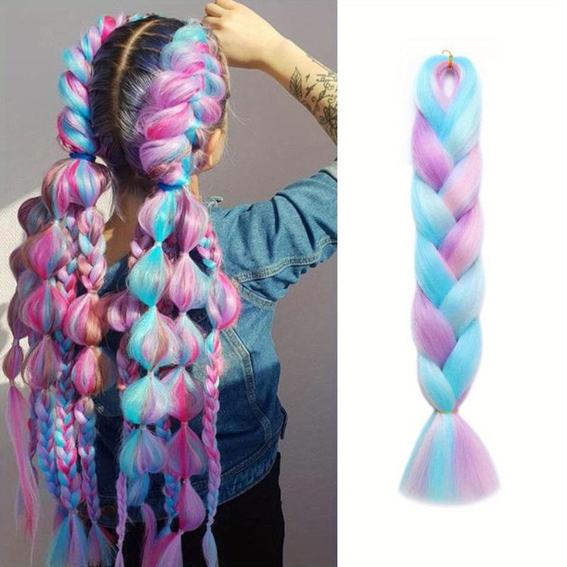 Jumbo Braiding Hair 100g 60 96 Cm Synthetic Ombre Hair Braids Extension