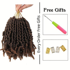 6pack 25 Synthetic Bomb Twist Hair Pre Twisted Passion Extensions