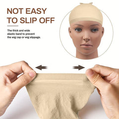 4pcs Professional Wig Cap Elastic Breathable Invisible Wig Caps