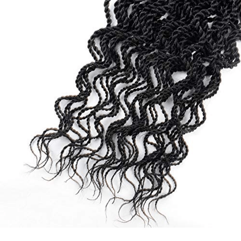 6packs 45 Wavy Senegalese Twisted Crochet Hair 18inch