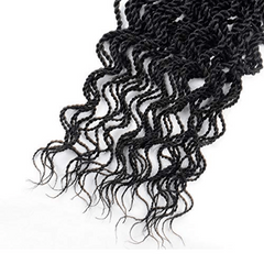 6packs 45 Wavy Senegalese Twisted Crochet Hair 18inch