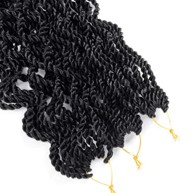 6packs 45 Wavy Senegalese Twisted Crochet Hair 18inch