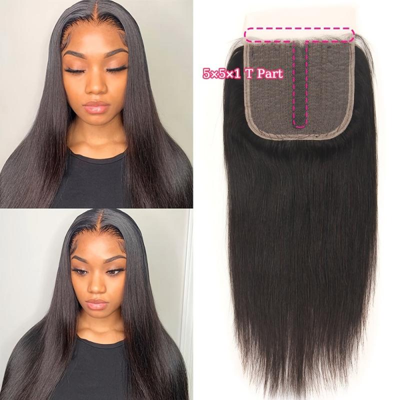 Brazilian Human Hair Lace Closure 20-32-60-96 Cm Straight
