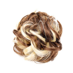 High Temp Synthetic Curler Wig w/ Hairbands & Ties for Women