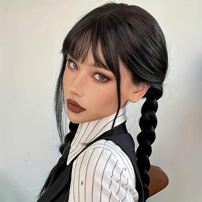 Long Double Ponytail Movie Cosplay Wig With Bangs