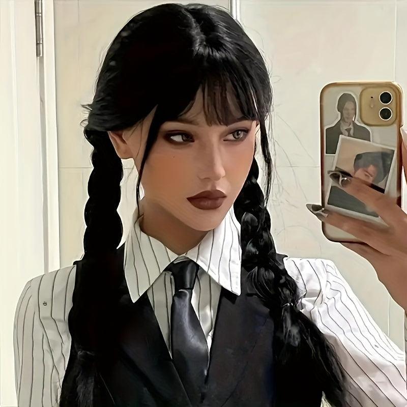 Long Double Ponytail Movie Cosplay Wig With Bangs