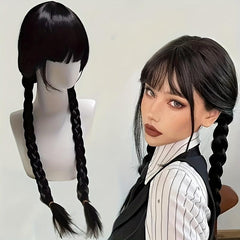 Long Double Ponytail Movie Cosplay Wig With Bangs
