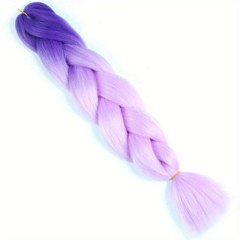 60 96cm Ombre Jumbo Braid Hair Extensions Colorful Gradient DIY Highlig...