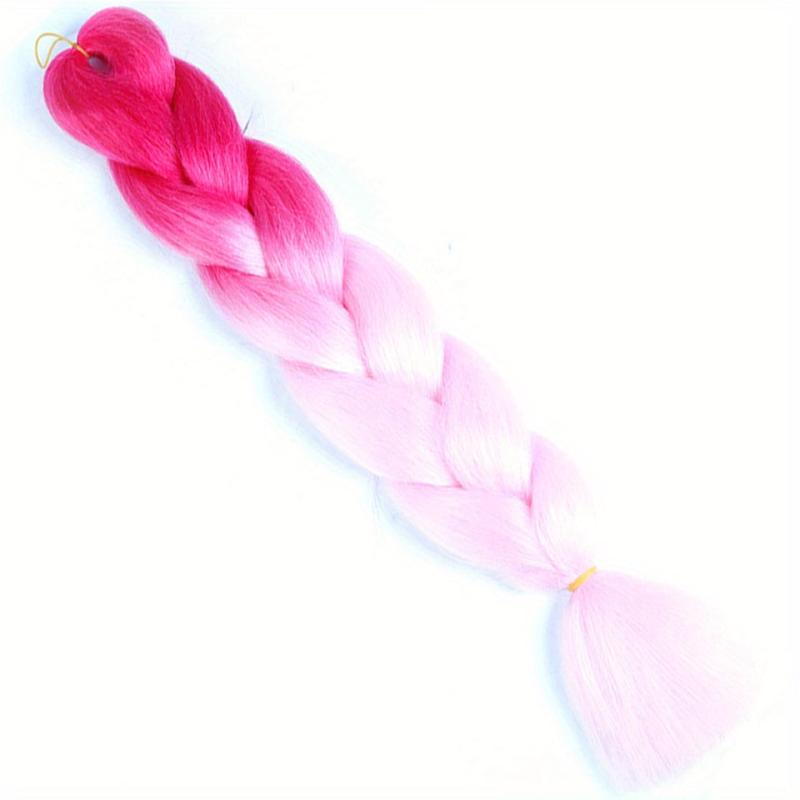 60 96cm Ombre Jumbo Braid Hair Extensions Colorful Gradient DIY Highlig...