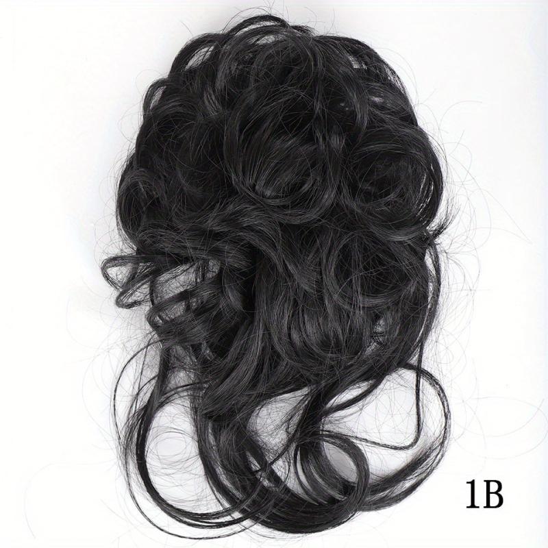 Curly Donut Chignon Updo Hairpiece for Women Girls