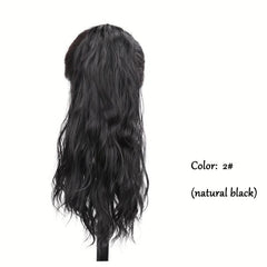Long Wavy Claw Clip Ponytail Extensions for Women