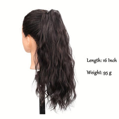 Long Wavy Claw Clip Ponytail Extensions for Women