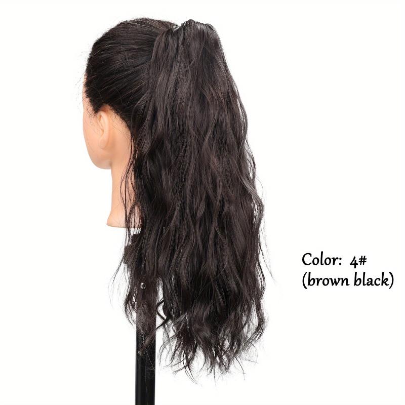 Long Wavy Claw Clip Ponytail Extensions for Women