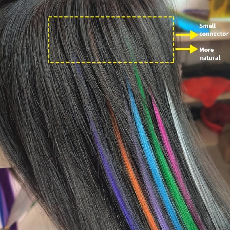 Long Straight Hair Extensions Synthetic Wigs Hair Pieces For Women
