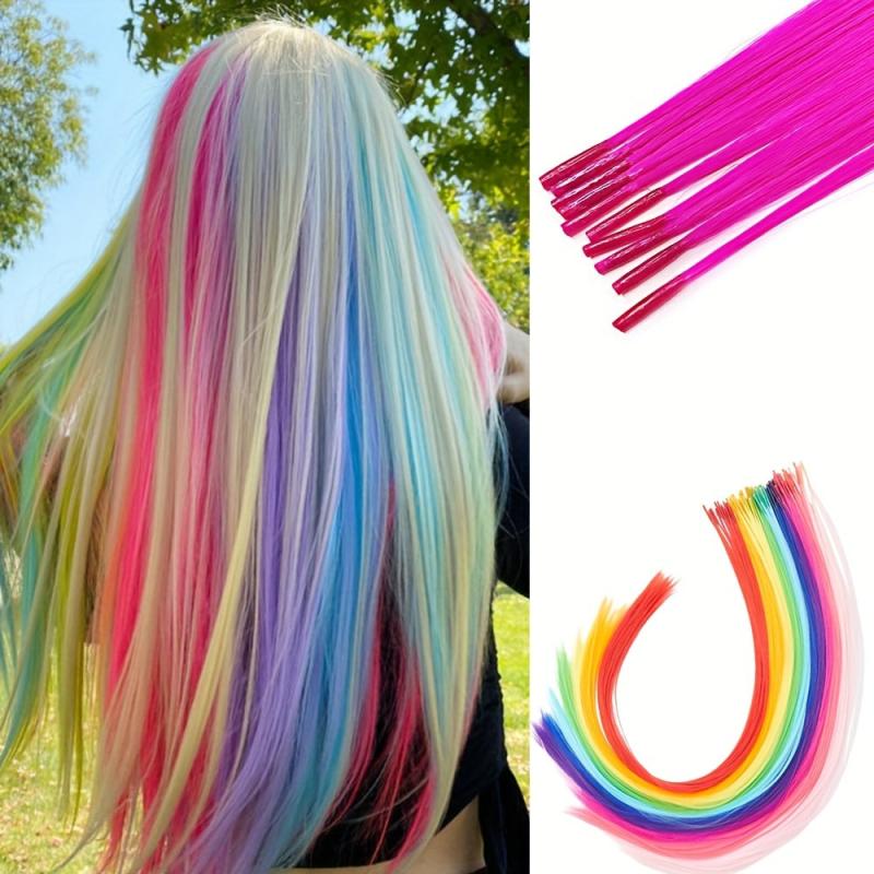 Long Straight Hair Extensions Synthetic Wigs Hair Pieces For Women
