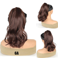 Claw Ponytail Medium Long Curly Wavy Ponytail Extensions