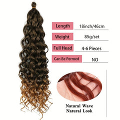 Short Curly Crochet Hair Beach Curl Water Wave Deep Twist Crochet Braids Extensi