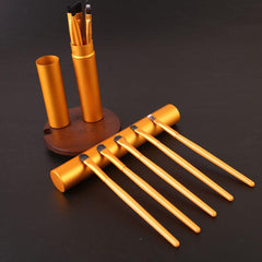 5PCS Mini Eye Makeup Brushes Set Travel Portable Cosmetic Brush Kit