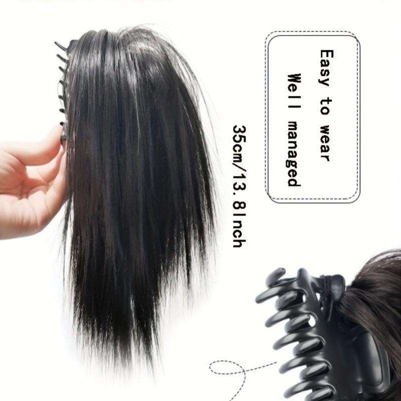 Long Straight Claw Ponytail 35 Wig Braid Waterfall Ponytail