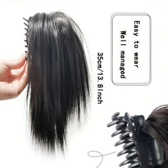 Long Straight Claw Ponytail 35 Wig Braid Waterfall Ponytail