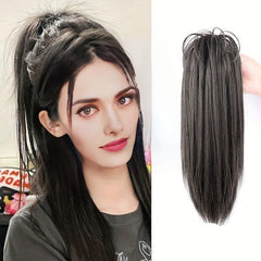 Long Straight Claw Ponytail 35 Wig Braid Waterfall Ponytail