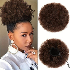 Afro Curly Drawstring Ponytail Extensions