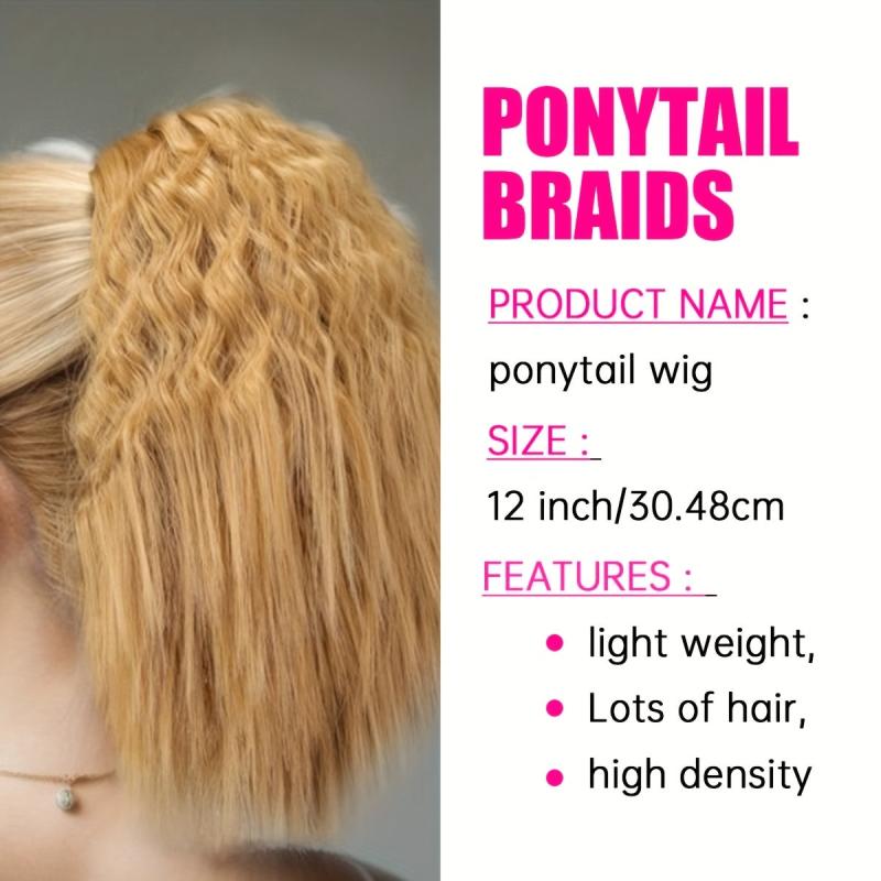 Short Kinky Curly Ponytail Extensions